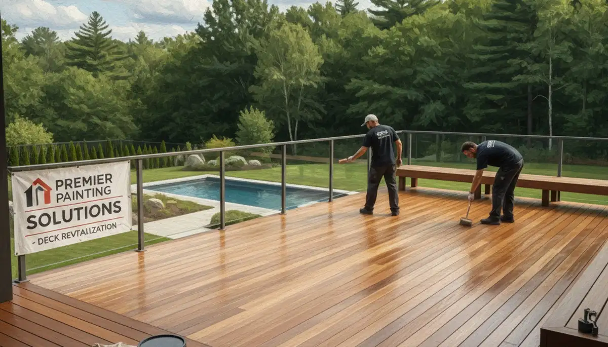 Deck painting service in Easton, PA for protecting and refreshing outdoor wood surfaces