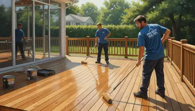 Professional deck sealing service in Easton, PA to protect wood from weather and extend deck life