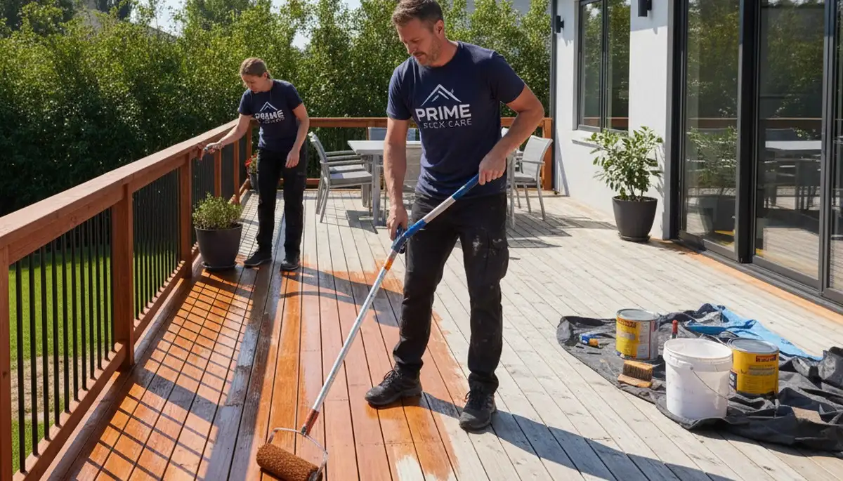 Deck staining service in Easton, PA for durable wood protection and weather resistance